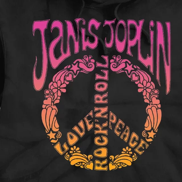 J.A.N.I.S Joplin Peace Art Nouveau Tie Dye Hoodie