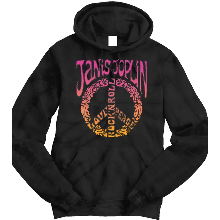 J.A.N.I.S Joplin Peace Art Nouveau Tie Dye Hoodie