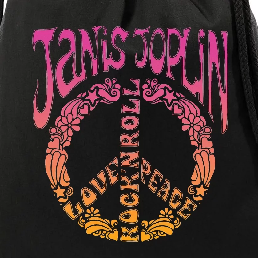 J.A.N.I.S J.O.P.L.I.N Peace Art Nouveau Drawstring Bag