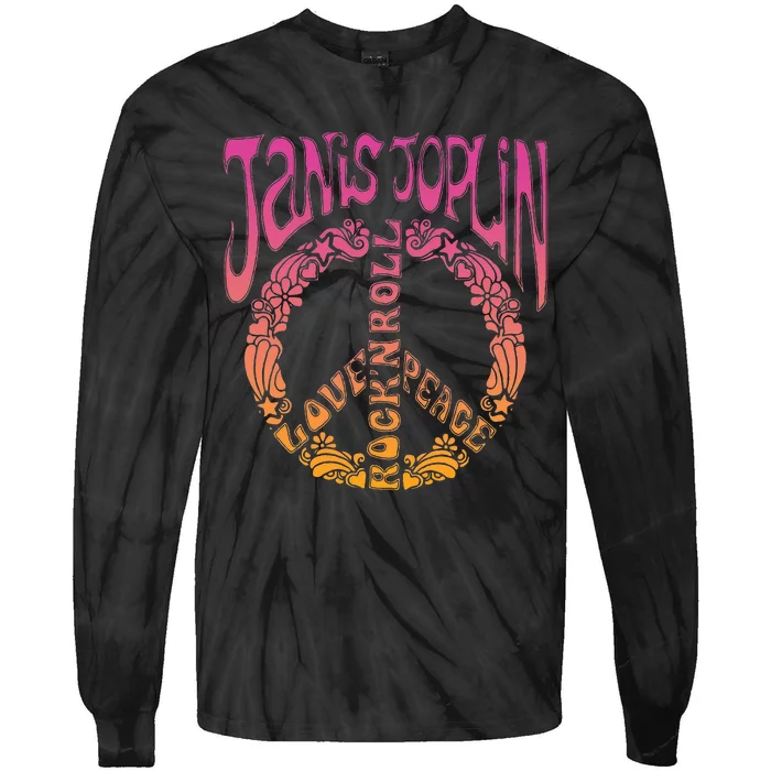 J.A.N.I.S J.O.P.L.I.N Peace Art Nouveau Tie-Dye Long Sleeve Shirt