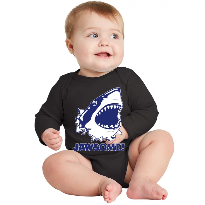 Jawsome Jaws Shark Baby Long Sleeve Bodysuit