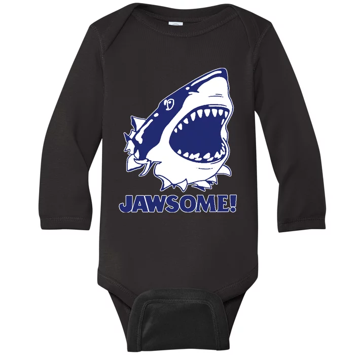 Jawsome Jaws Shark Baby Long Sleeve Bodysuit