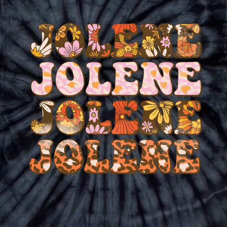 Jolene Jolly Song Leopard Floral Tie-Dye T-Shirt