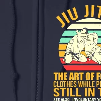 Jiu Jitsu Shirts Art Of Folding Clothes BJJ MMA Jujitsu Full Zip Hoodie