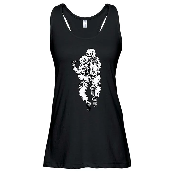 Jiu Jitsu Skeleton Rear Naked Choke Brazilian Jiu Jitsu Ladies Essential Flowy Tank