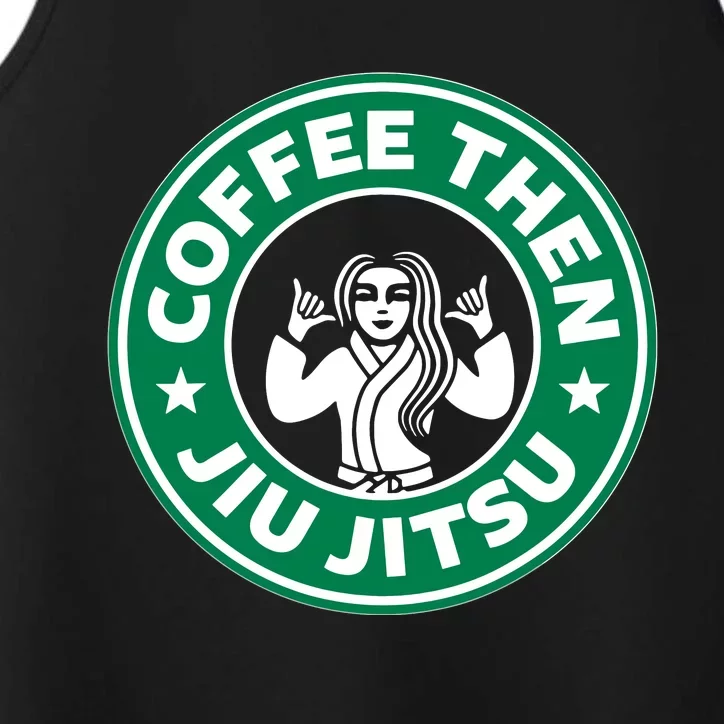 Jiu Jitsu Shirts Coffee Lover Men BJJ MMA Jujitsu Performance Tank