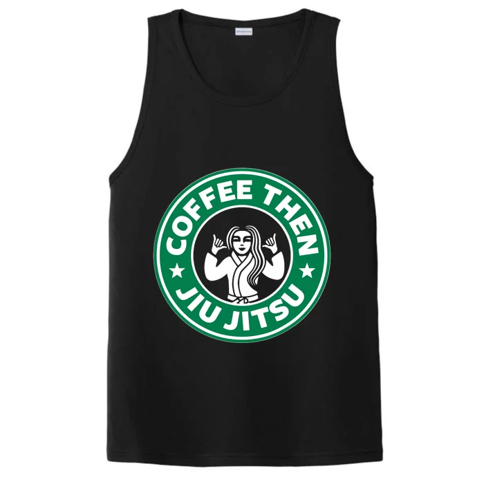 Jiu Jitsu Shirts Coffee Lover Men BJJ MMA Jujitsu Performance Tank