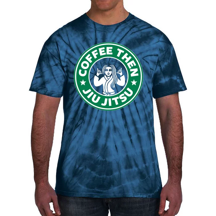 Jiu Jitsu Shirts Coffee Lover Men BJJ MMA Jujitsu Tie-Dye T-Shirt