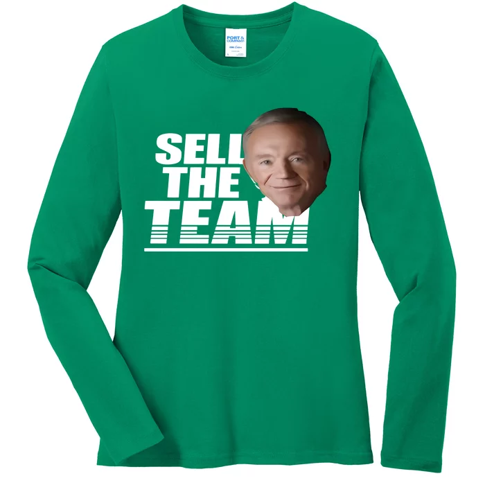 Jerry Jones Sell The Team Ladies Long Sleeve Shirt