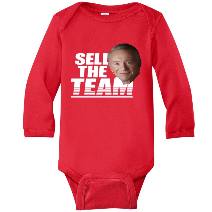 Jerry Jones Sell The Team Baby Long Sleeve Bodysuit