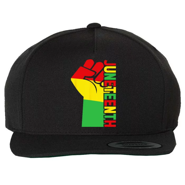 Juneteenth Wool Snapback Cap