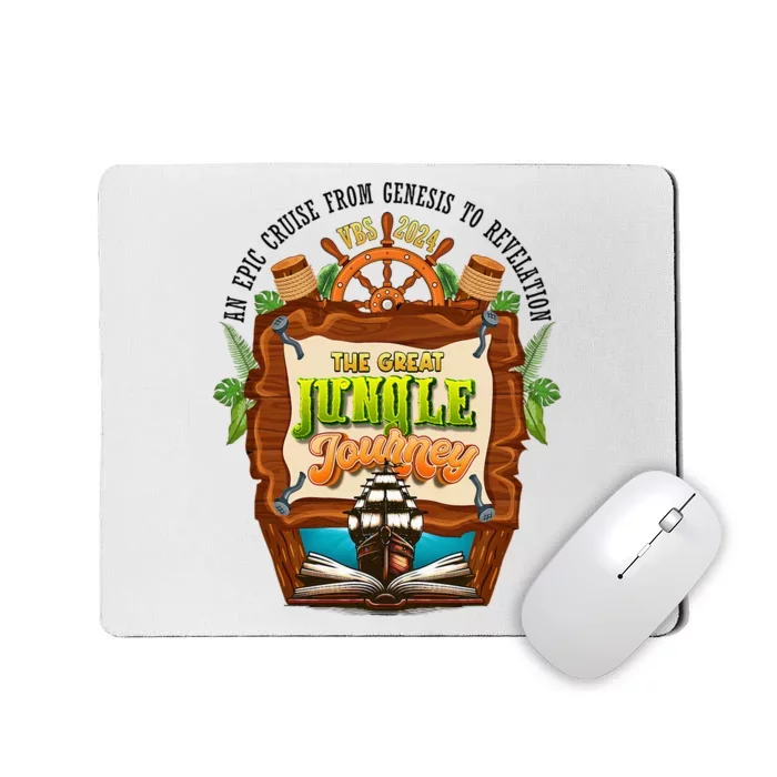 Jungle Journey Vbs 2024 Vacation Bible School Summer Camp Mousepad