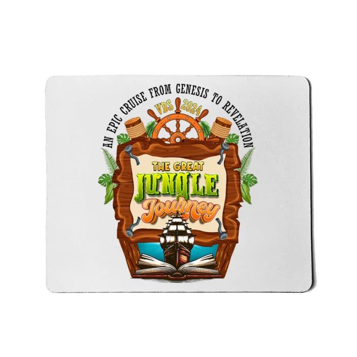 Jungle Journey Vbs 2024 Vacation Bible School Summer Camp Mousepad