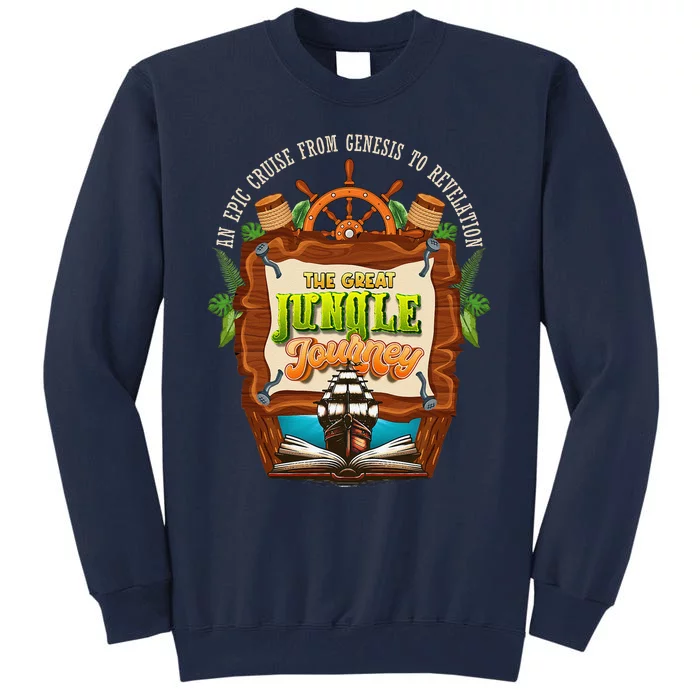 Jungle Journey Vbs 2024 Vacation Bible School Summer Camp Tall Sweatshirt