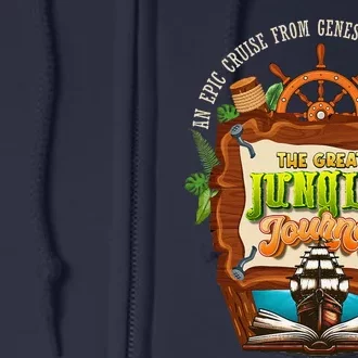 Jungle Journey Vbs 2024 Vacation Bible School Summer Camp Full Zip Hoodie