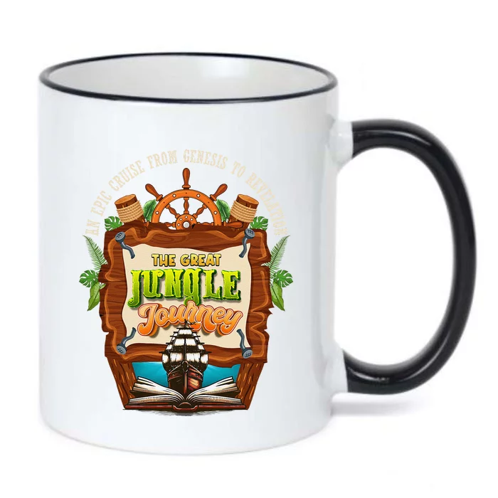 Jungle Journey Vbs 2024 Vacation Bible School Summer Camp Black Color Changing Mug