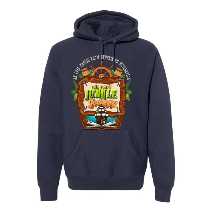 Jungle Journey Vbs 2024 Vacation Bible School Summer Camp Premium Hoodie