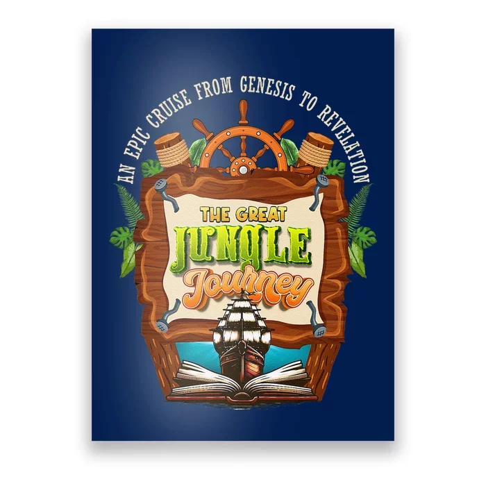 Jungle Journey Vbs 2024 Vacation Bible School Summer Camp Poster