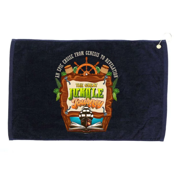 Jungle Journey Vbs 2024 Vacation Bible School Summer Camp Grommeted Golf Towel