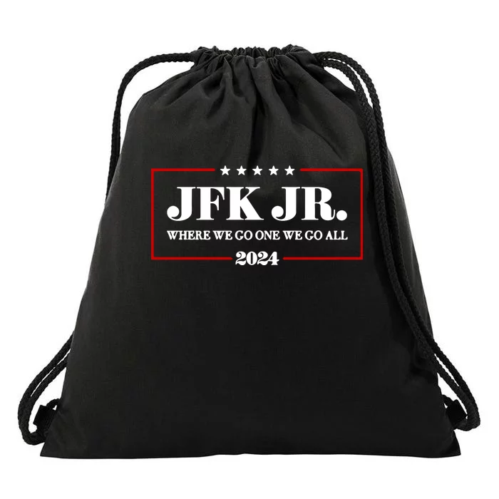 Jfk Jr Where We Go One We Go All 2024 Drawstring Bag