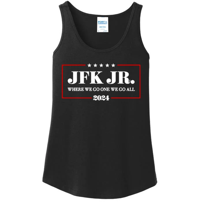 Jfk Jr Where We Go One We Go All 2024 Ladies Essential Tank