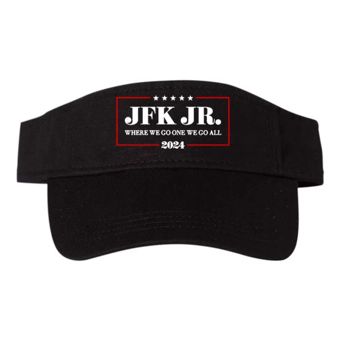 Jfk Jr Where We Go One We Go All 2024 Valucap Bio-Washed Visor