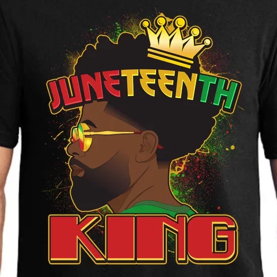 Juneteenth King Black African American Man Afro Pajama Set