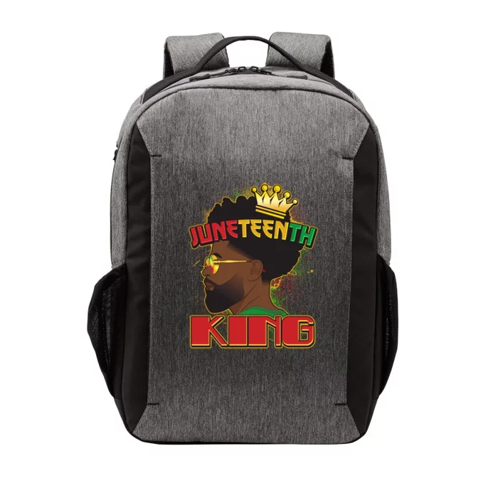 Juneteenth King Black African American Man Afro Vector Backpack