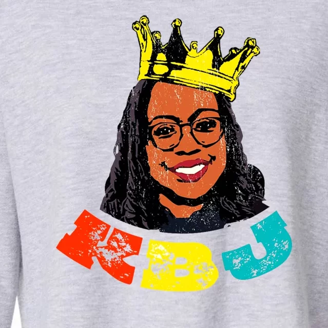 Judge Ketanji Brown Jackson Black Girl Magic Supreme Court Cropped Pullover Crew