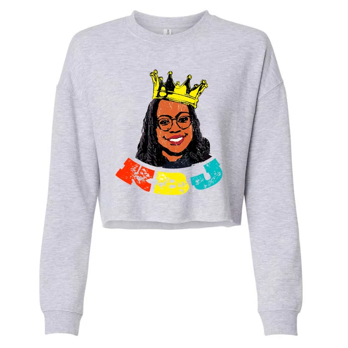 Judge Ketanji Brown Jackson Black Girl Magic Supreme Court Cropped Pullover Crew