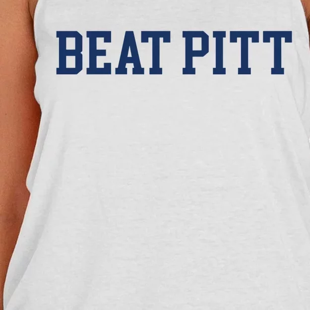 Jonathan Kimble Beat Pitt Women's Knotted Racerback Tank