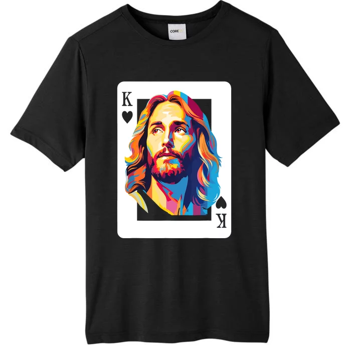 Jesus King Card Christian ChromaSoft Performance T-Shirt