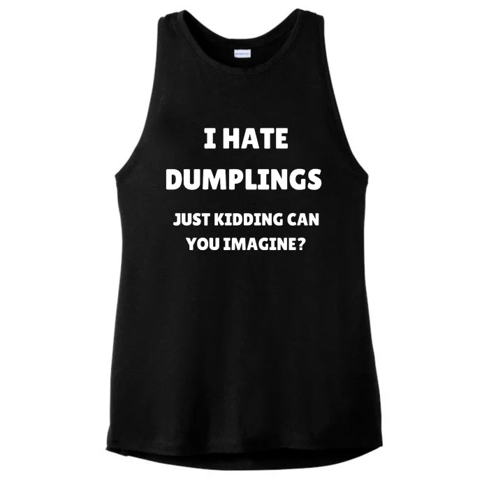 Just Kidding Can You Imagine? Ladies Tri-Blend Wicking Tank