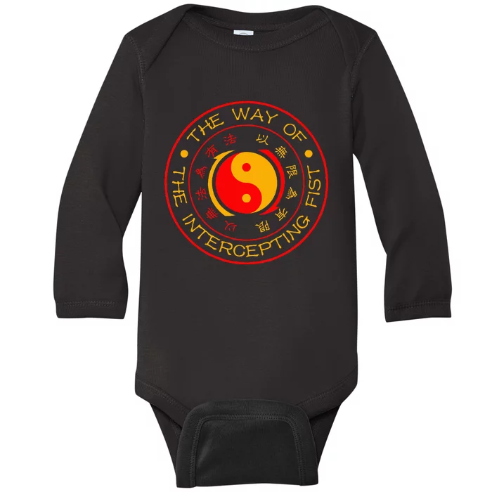 Jeet Kune Do The Way Of The Intercepting Fist Seal Jkd Baby Long Sleeve Bodysuit