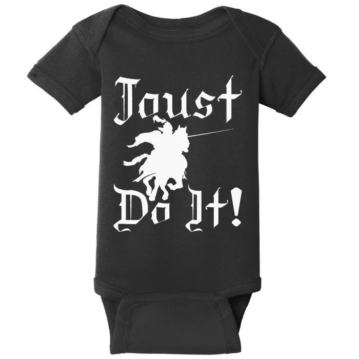 Jousting Knight Do It Ren Faire Renaissance Festival Baby Bodysuit