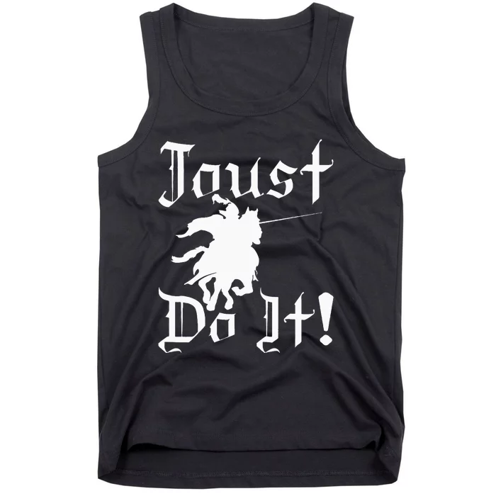 Jousting Knight Do It Ren Faire Renaissance Festival Tank Top