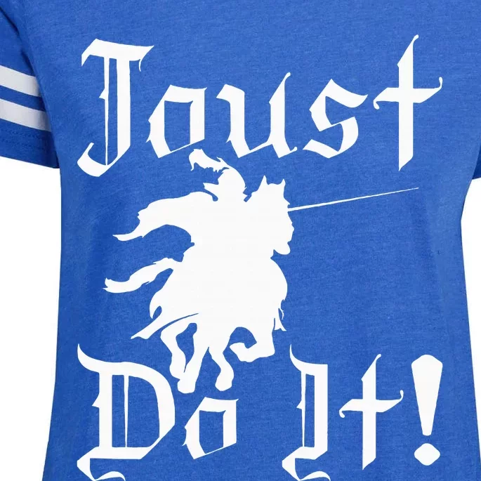 Jousting Knight Do It Ren Faire Renaissance Festival Enza Ladies Jersey Football T-Shirt