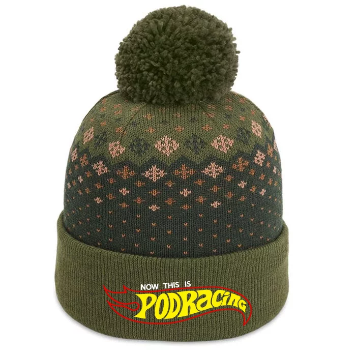 Jedi Kaylin Embroidery Now This Is Podracing The Baniff Cuffed Pom Beanie