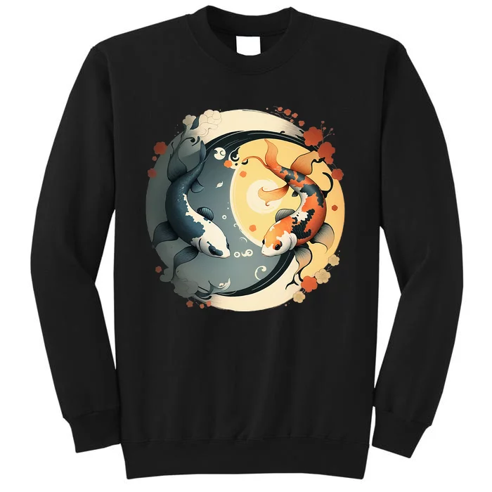 Japanese Koi Fish Yin Yang Tall Sweatshirt