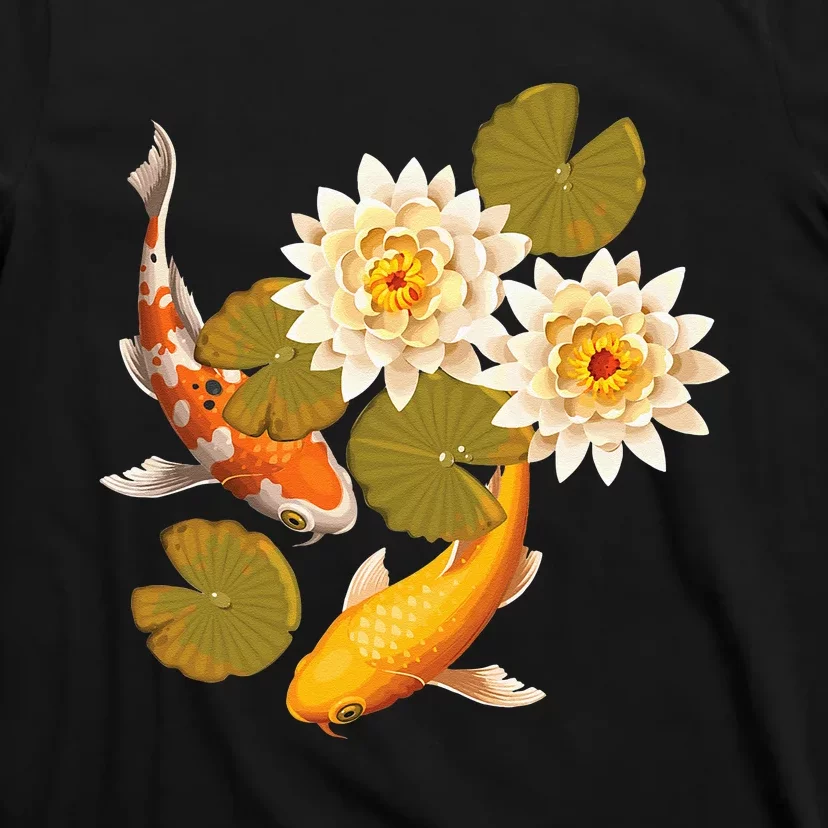 Japanese Koi Fish Japan Butterfly Carp Nishikigoi Fish Pond T-Shirt