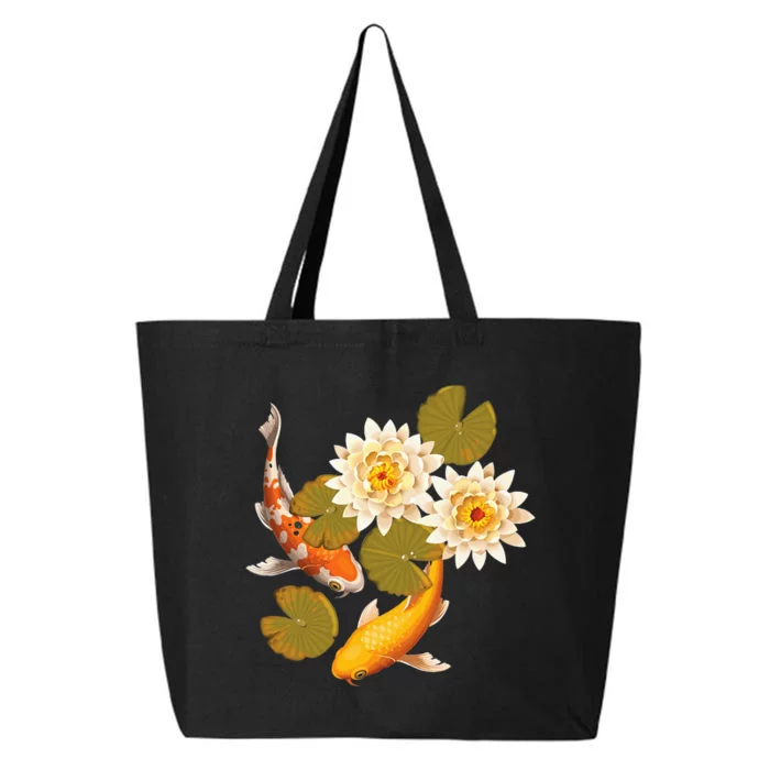 Japanese Koi Fish Japan Butterfly Carp Nishikigoi Fish Pond 25L Jumbo Tote