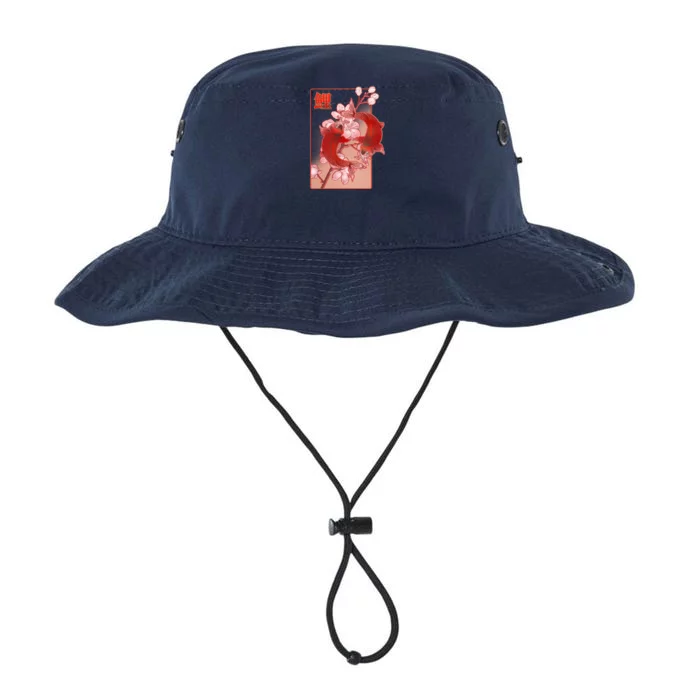 Japanese Koi Fish And Cherry Blossoms Legacy Cool Fit Booney Bucket Hat