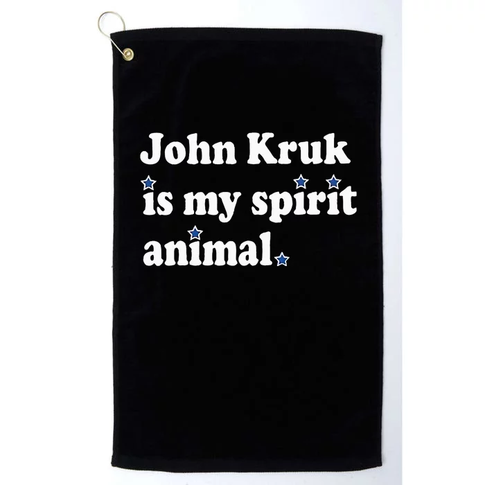 J.O.H.N K.R.U.K Is My Spirit Animal Platinum Collection Golf Towel