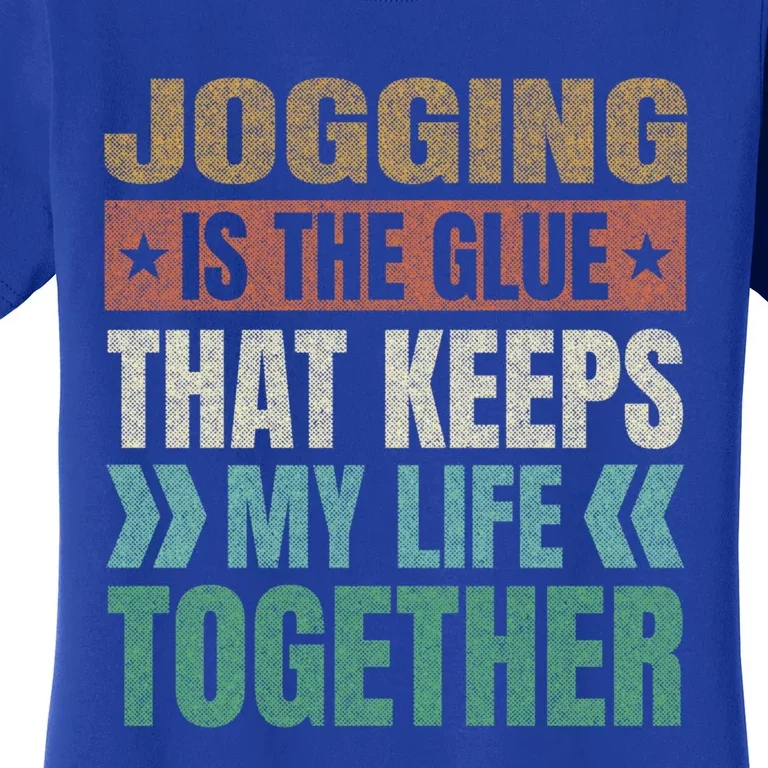 Jogging Keeps My Life Together Funny Running Humor Runner Gift Women's T-Shirt