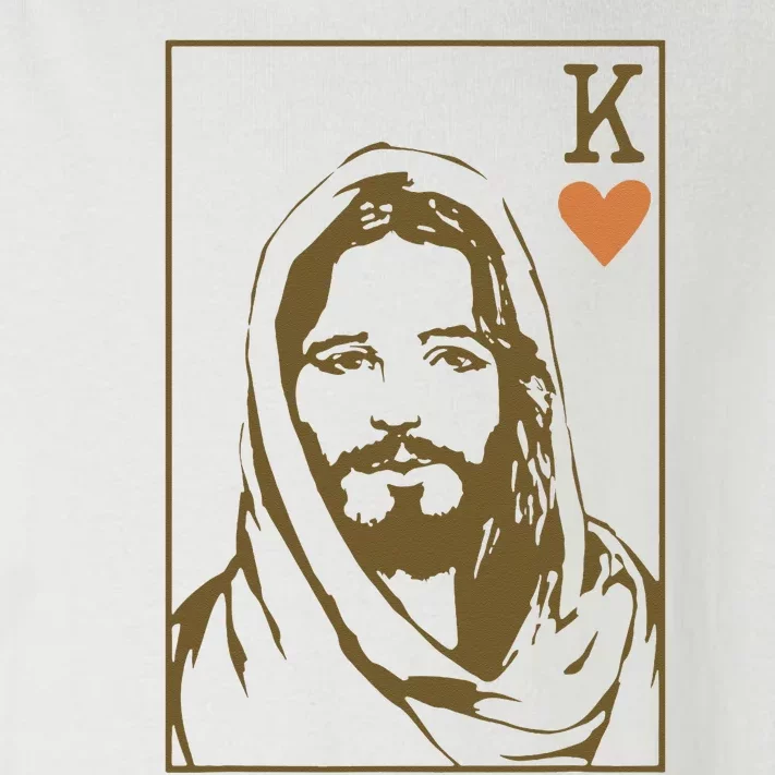 Jesus King Of Hearts Card Christian Gifts Toddler Long Sleeve Shirt