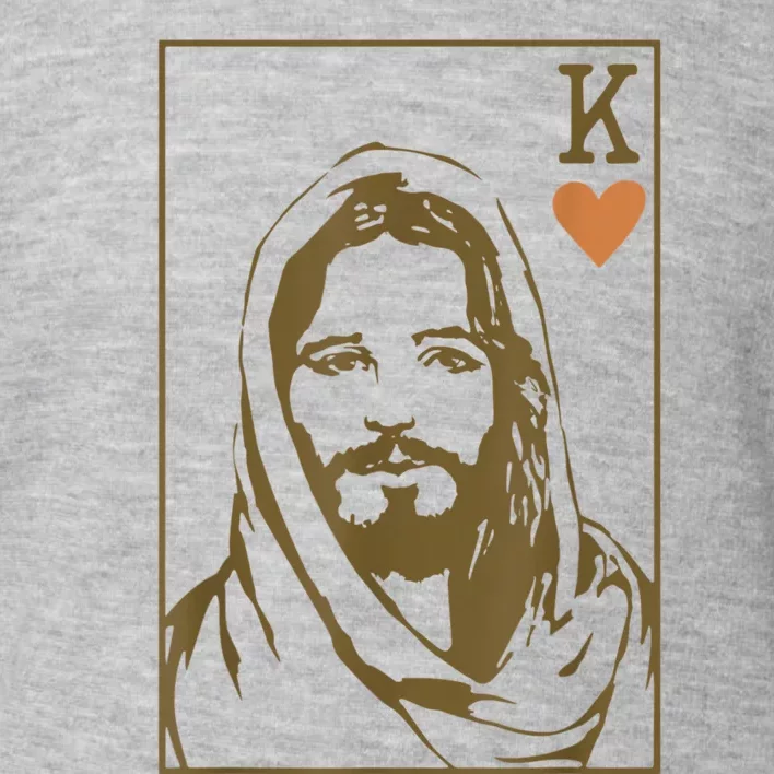 Jesus King Of Hearts Card Christian Gifts For Men Women Toddler Sweatshirt