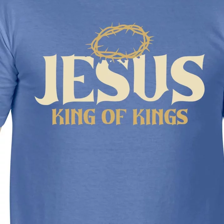 Jesus King Of Kings Thorn Crown Passion Of Christ Faith Gift Comfort Colors T-Shirt