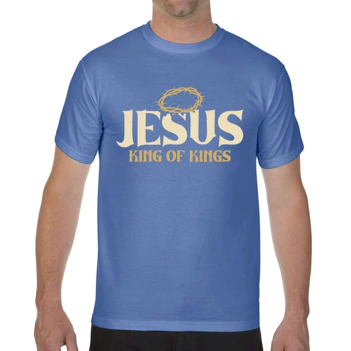 Jesus King Of Kings Thorn Crown Passion Of Christ Faith Gift Comfort Colors T-Shirt