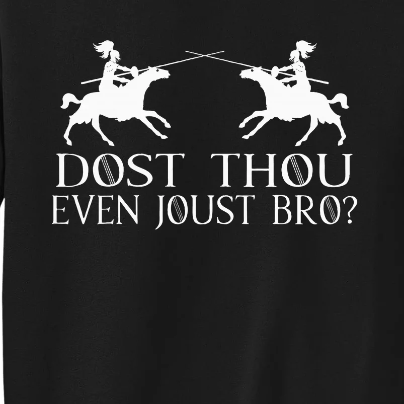 Jousting Knight Renaissance Festival Joust Medieval Tall Sweatshirt