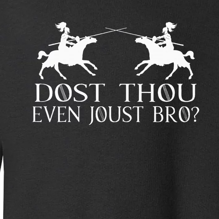 Jousting Knight Renaissance Festival Joust Medieval Toddler Sweatshirt